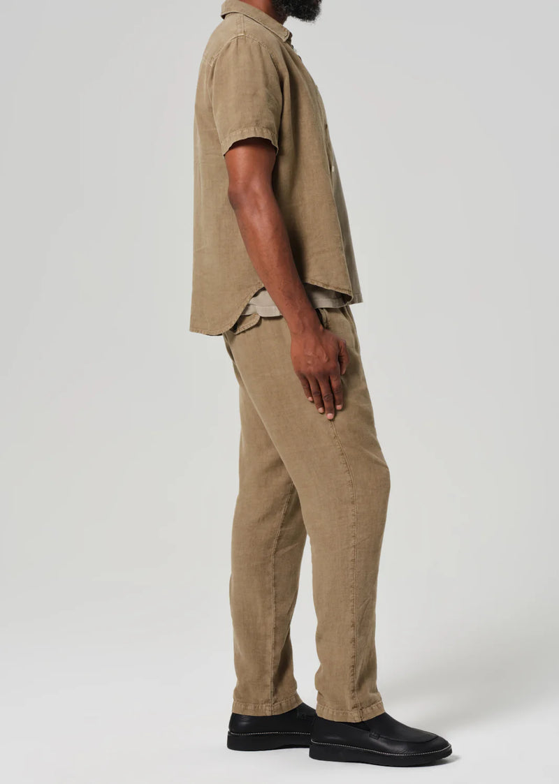 Drawstring Deck Pant Dark Khaki