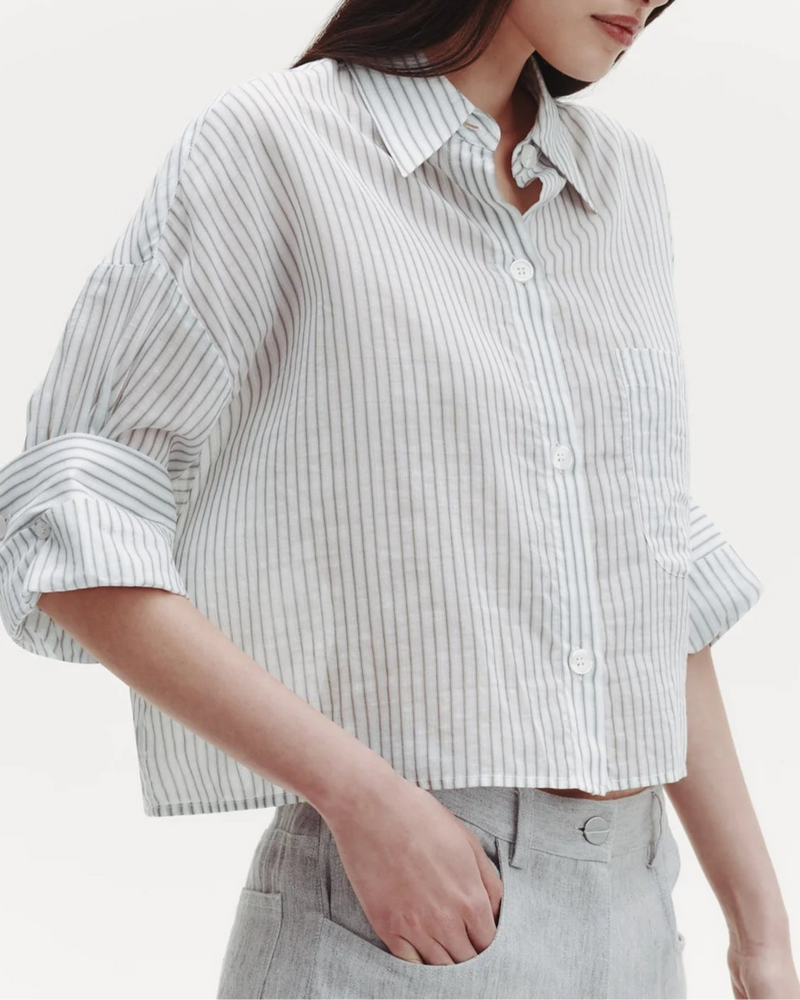 Next Ex Shirt Harbour Grey Multi