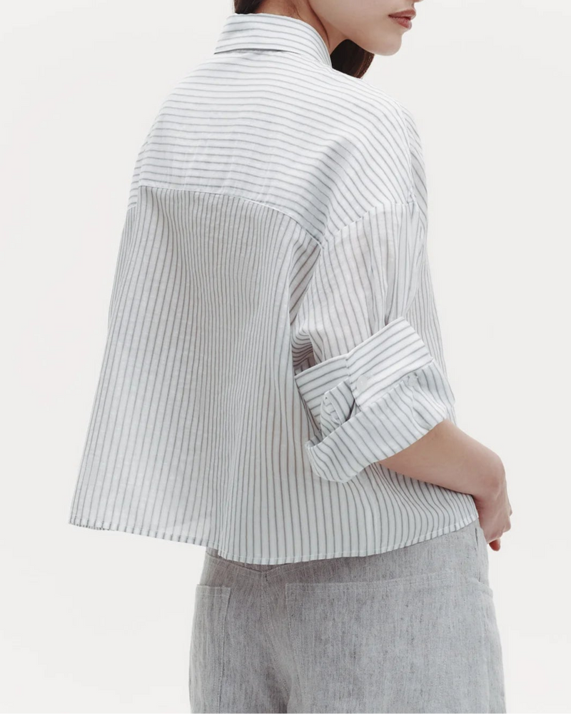 Next Ex Shirt Harbour Grey Multi