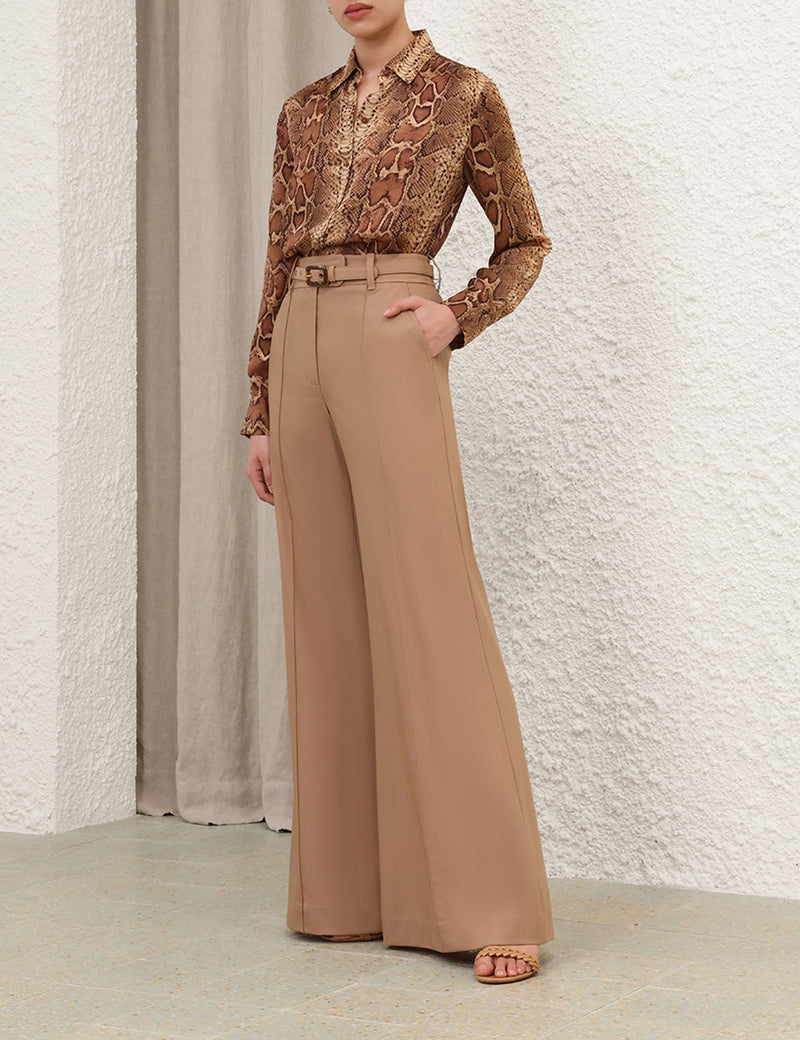 Hypnotic Stretch Wool Flare