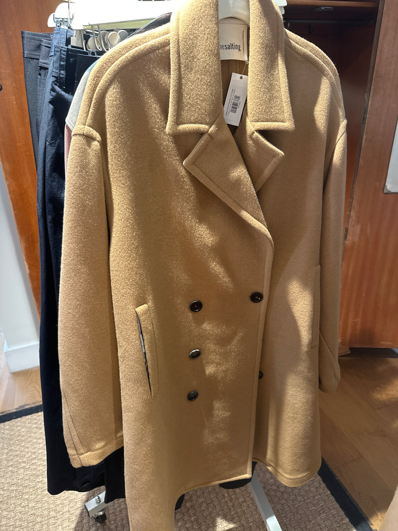 Salted Wool Peacoat 3/4 Length (Final Sale)