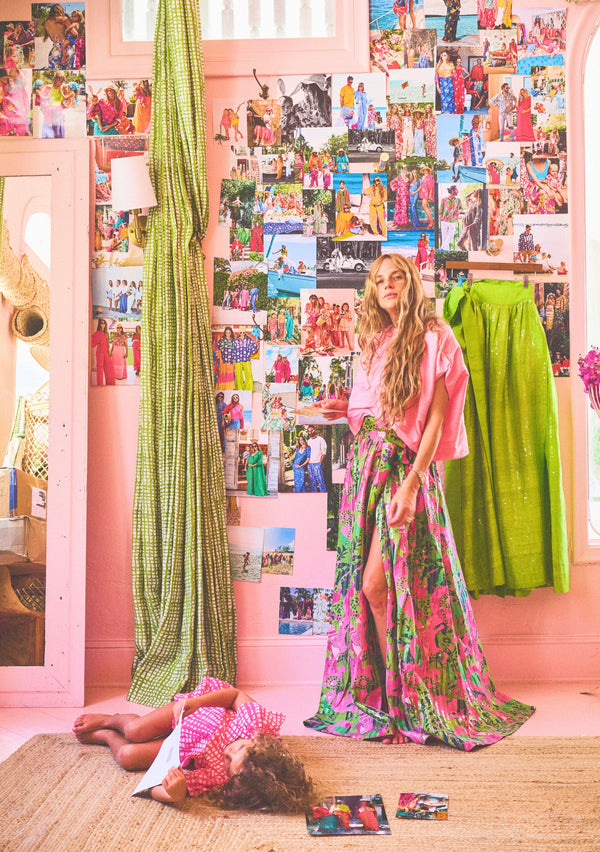 Adjustable Maxi Ball Skirt