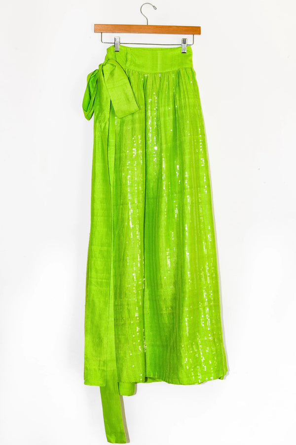 Atlantic Maxi Ball Skirt little lime