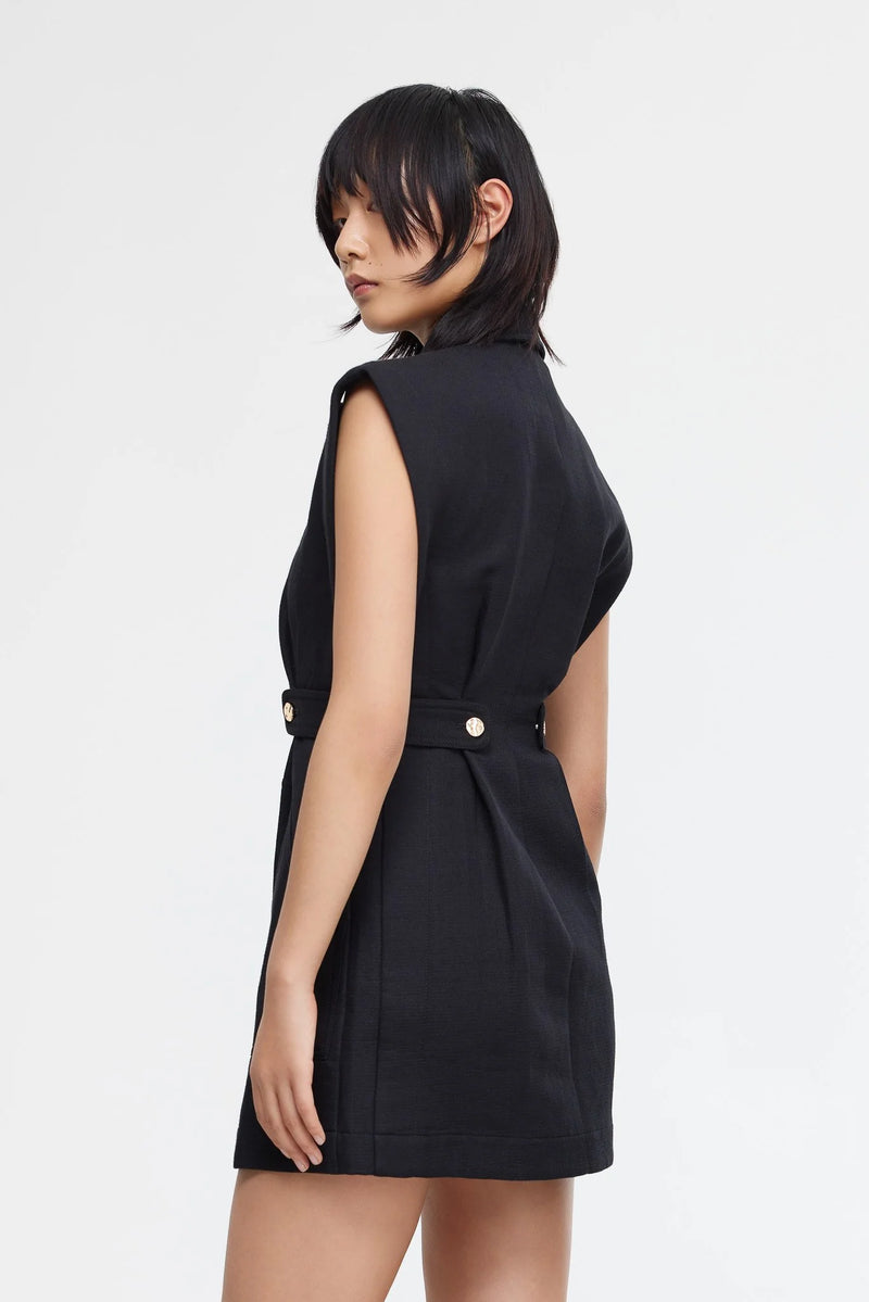 Delacourt Mini Dress Black