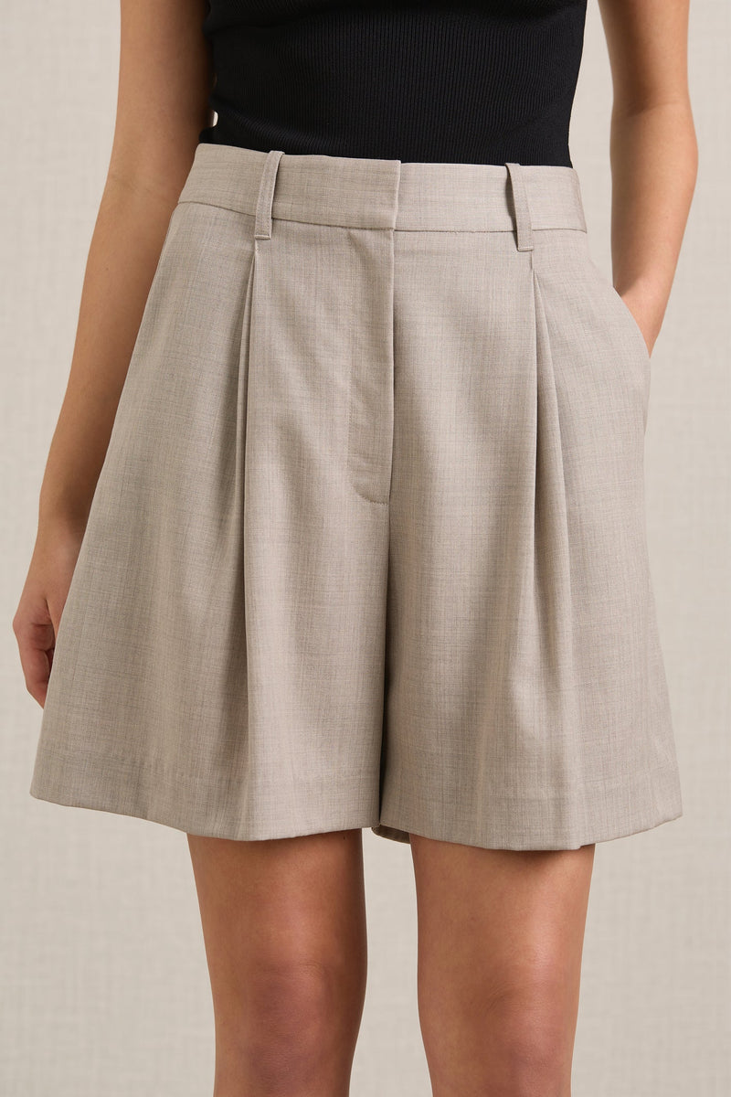 The Astor Short Almond Mélange