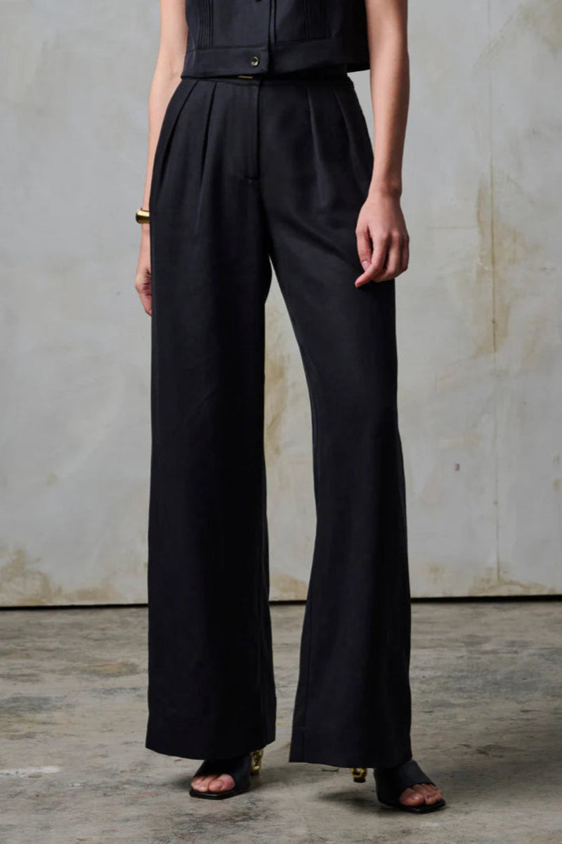 Alina Pant Tencel Black
