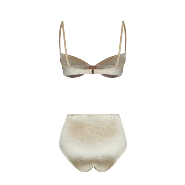 Chic Bikini Gold Velvet