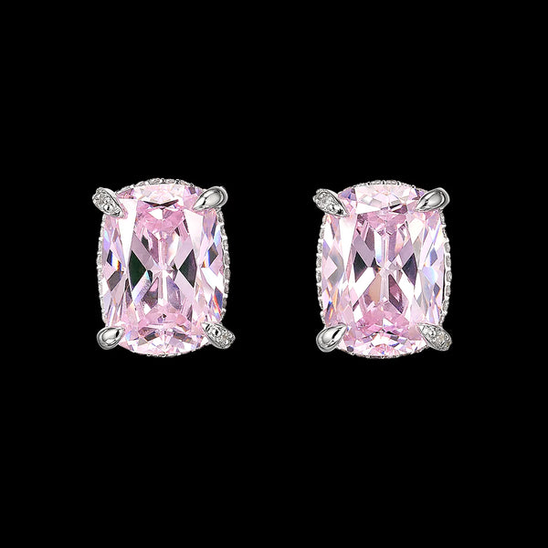 Blush Cushion Wing Studs