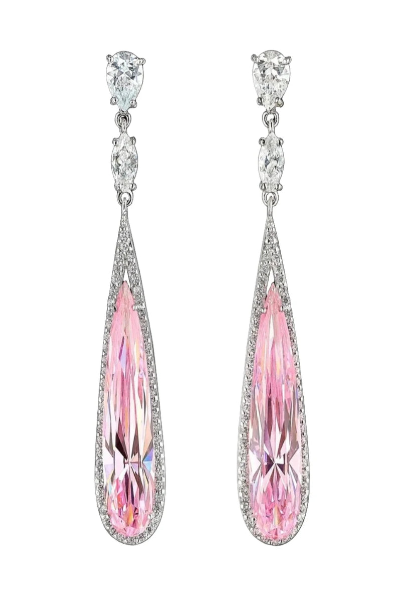Blush Rose Shard Earrings