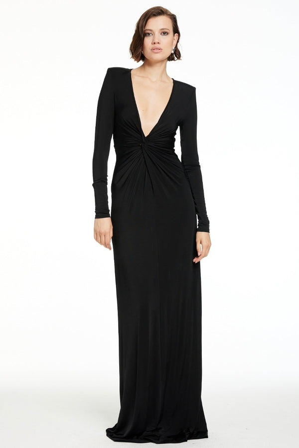 Anastasia Strong Shoulder V Maxi