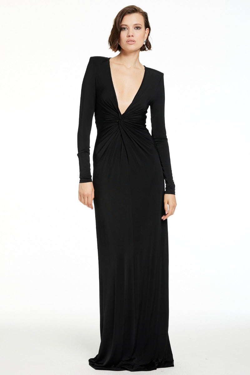 Anastasia Strong Shoulder V Maxi