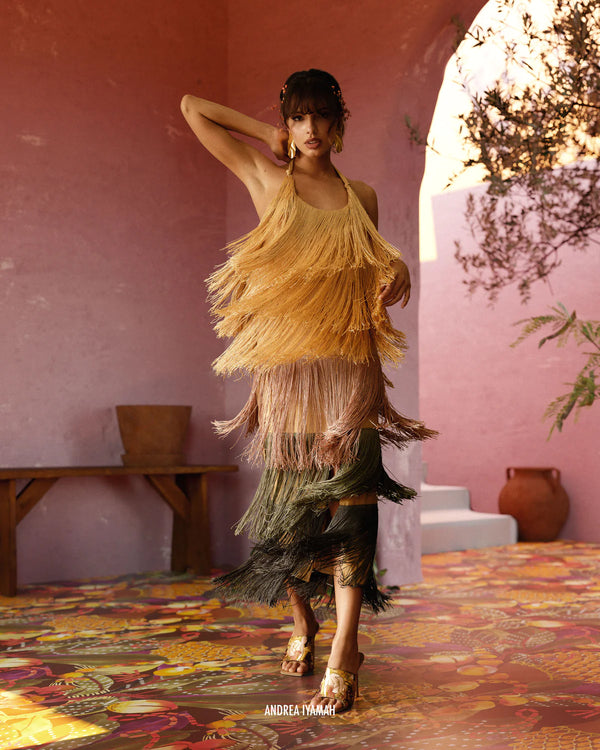 Neme Fringe Dress