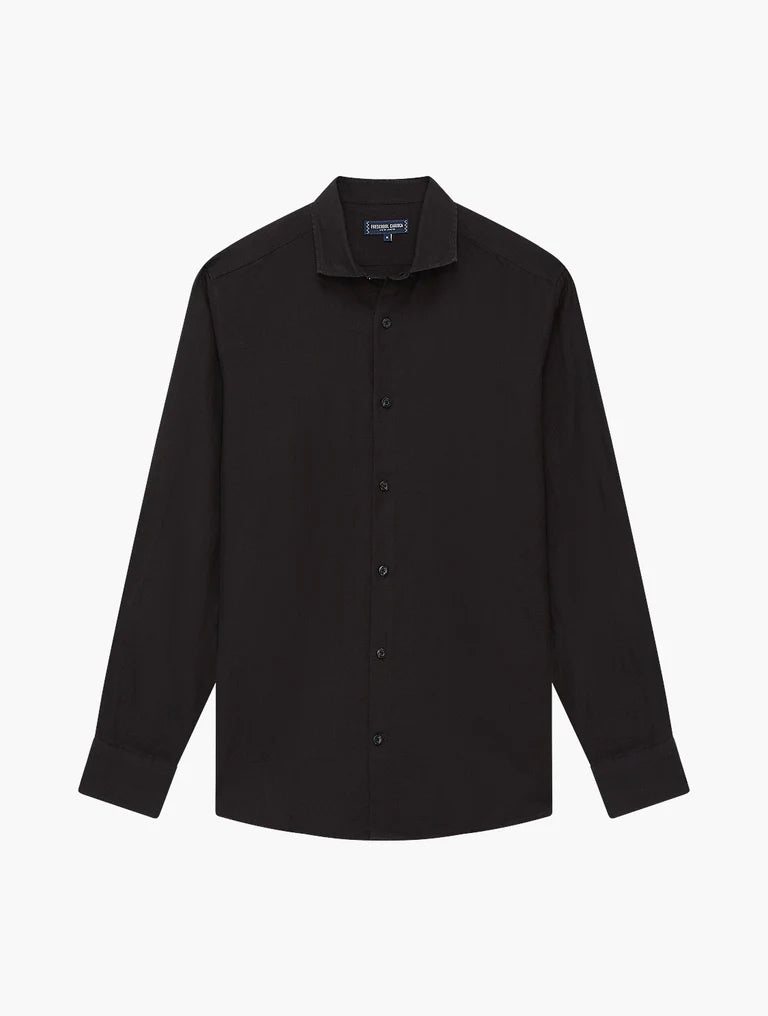 Anotonio Linen LS Shirt Black
