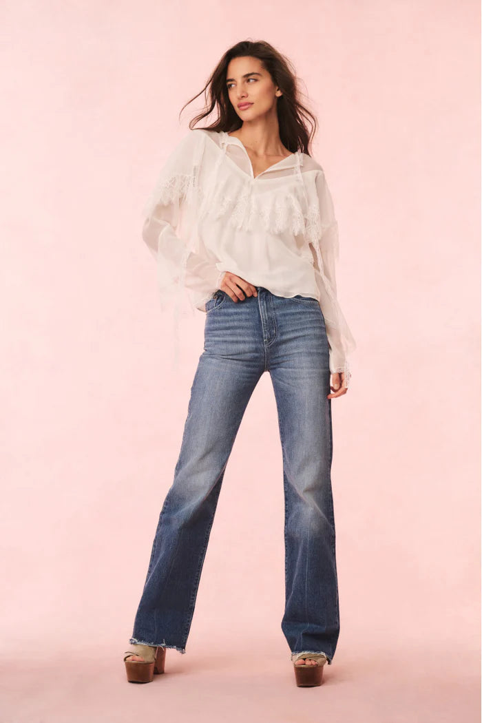 Afton Blouse Ivory
