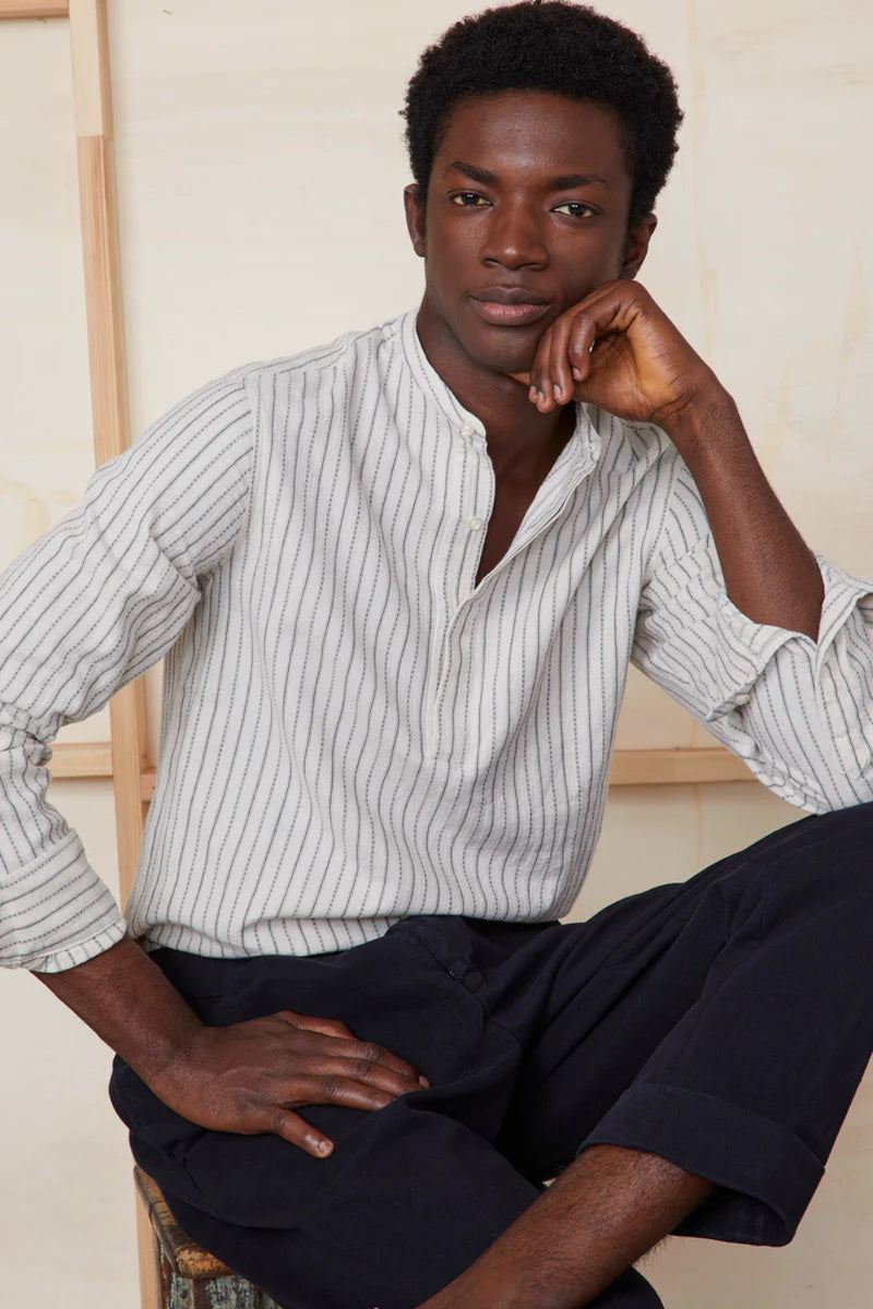 Alfred Shirt OG Exclusive Print Ecru Black