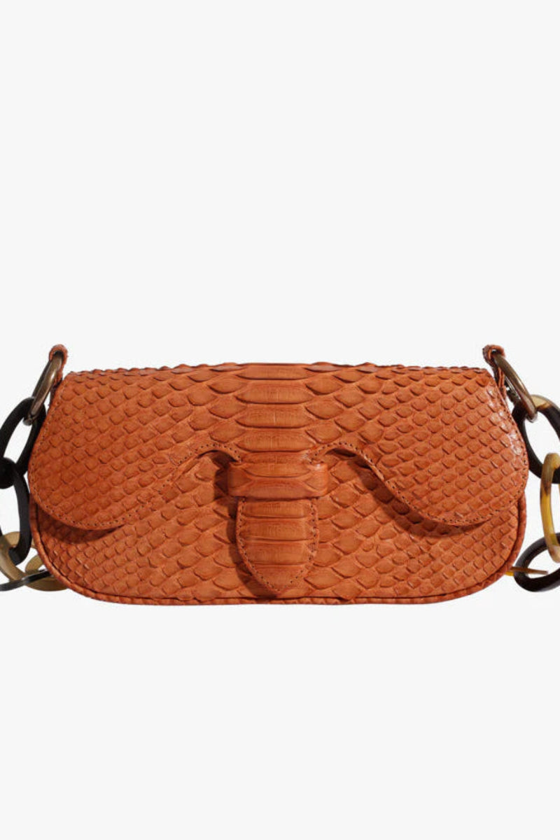 Alicia Python Cognac