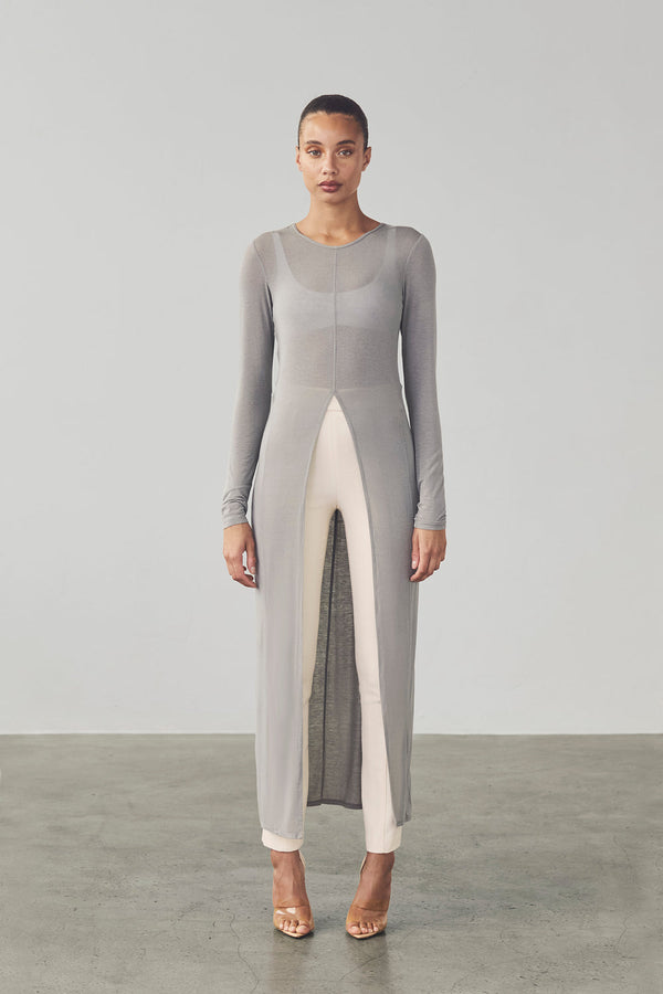 Alina Shirt Dress Slightly Sheer