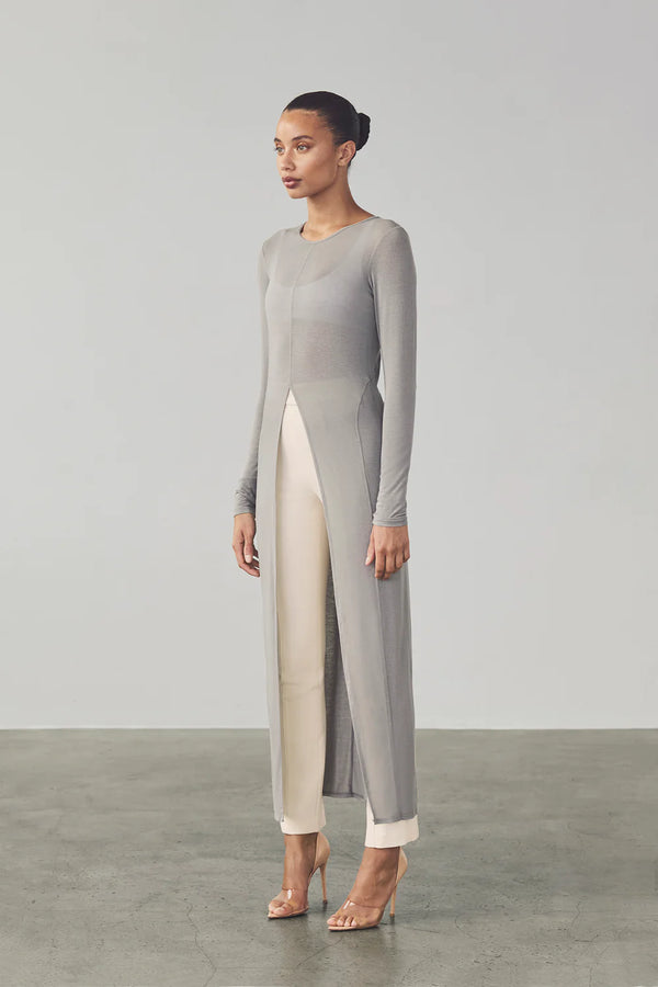 Alina Shirt Dress Slightly Sheer