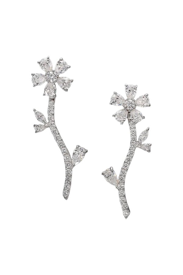 Diamond Marguerite Earrings