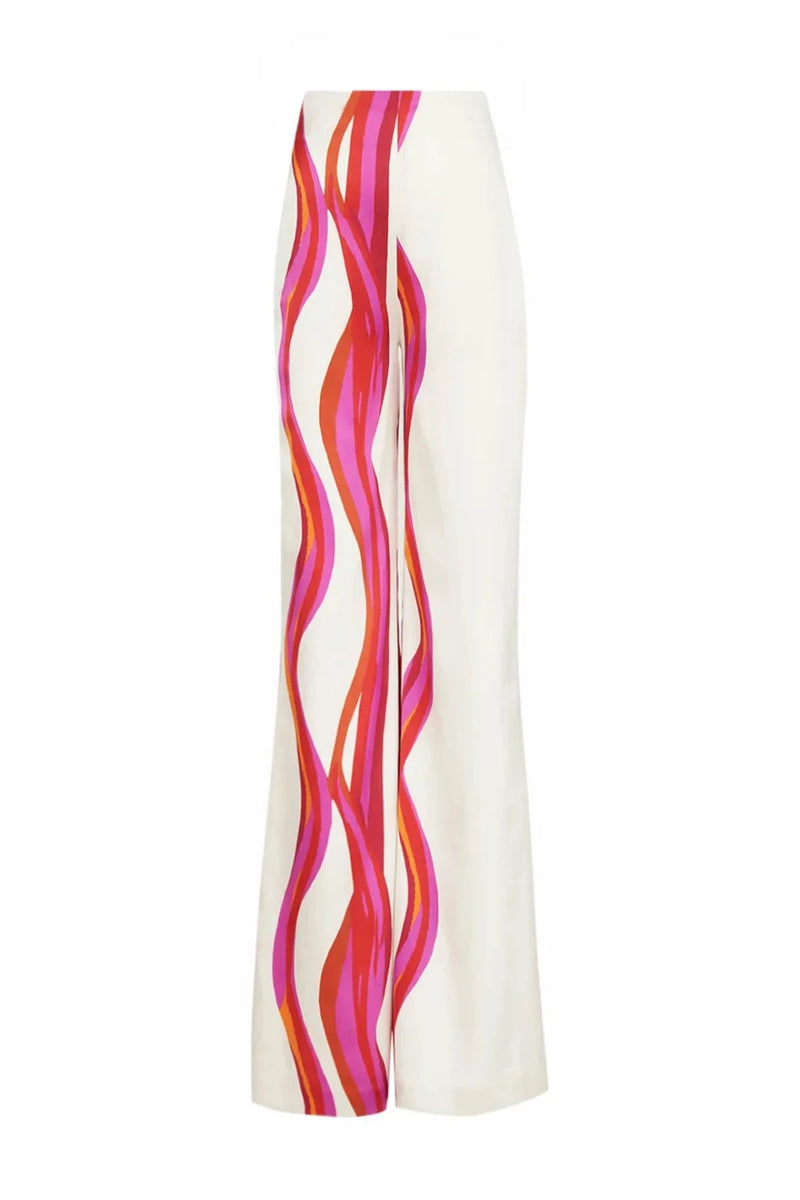 Andie Pant Fuchsia Abstract Waves