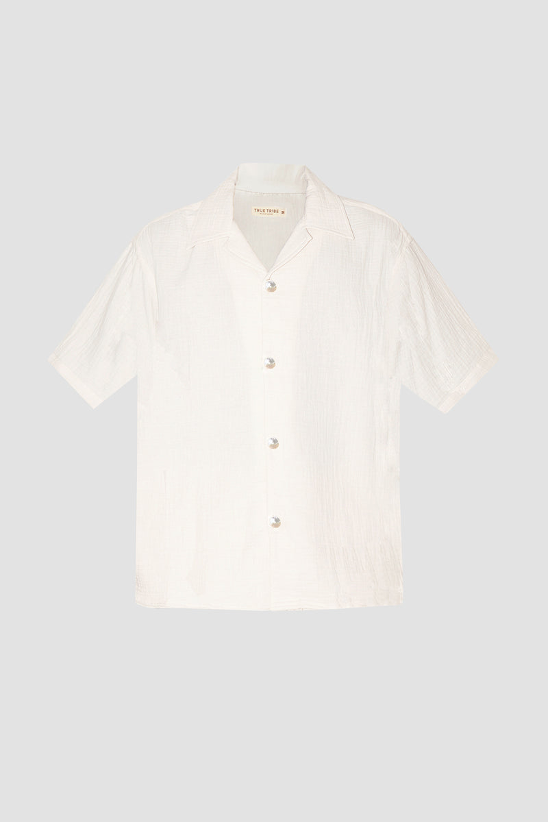 Pablo Resort Shirt Angel Weave Antique
