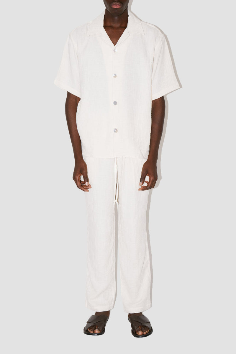Pablo Resort Shirt Angel Weave Antique