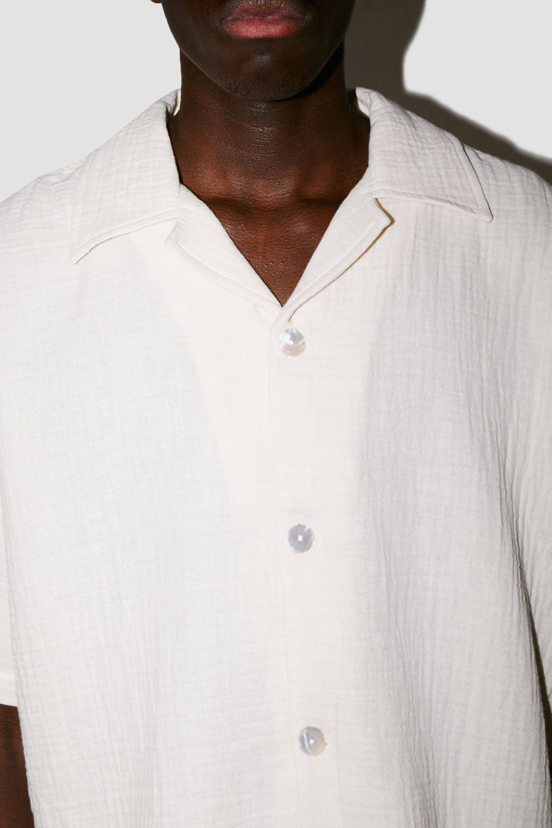 Pablo Resort Shirt Angel Weave Antique