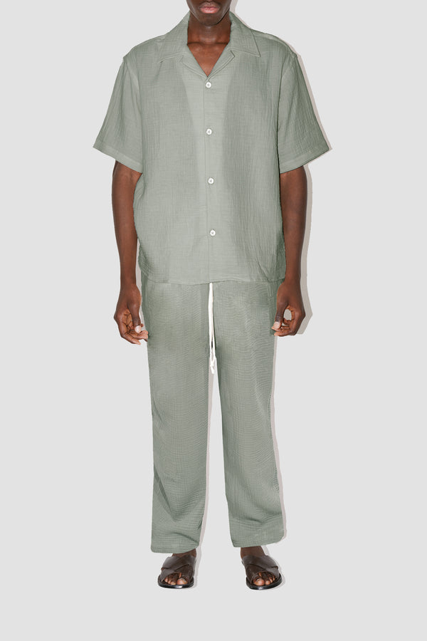 Pablo Resort Shirt Angel Weave Khaki