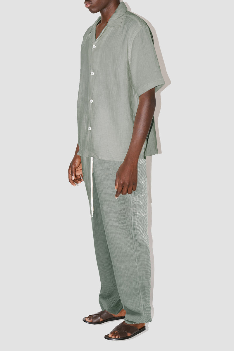 Pablo Resort Shirt Angel Weave Khaki