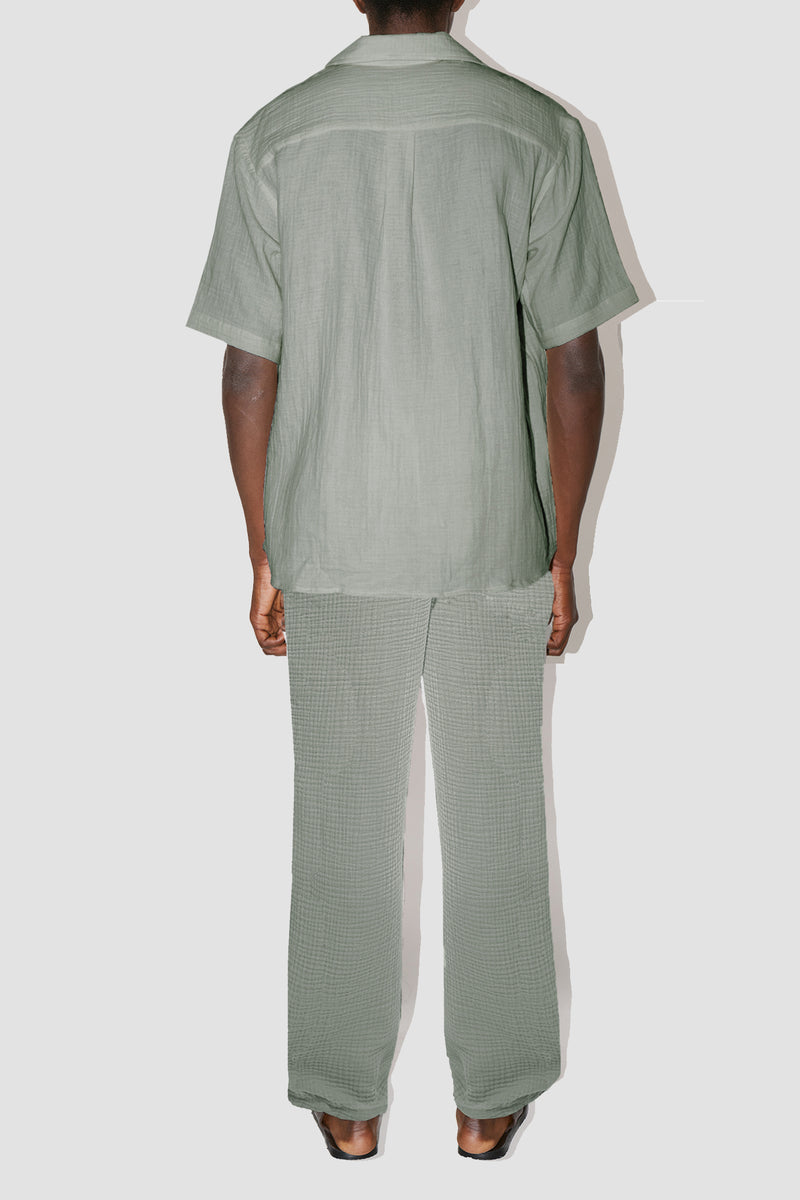 Pablo Resort Shirt Angel Weave Khaki