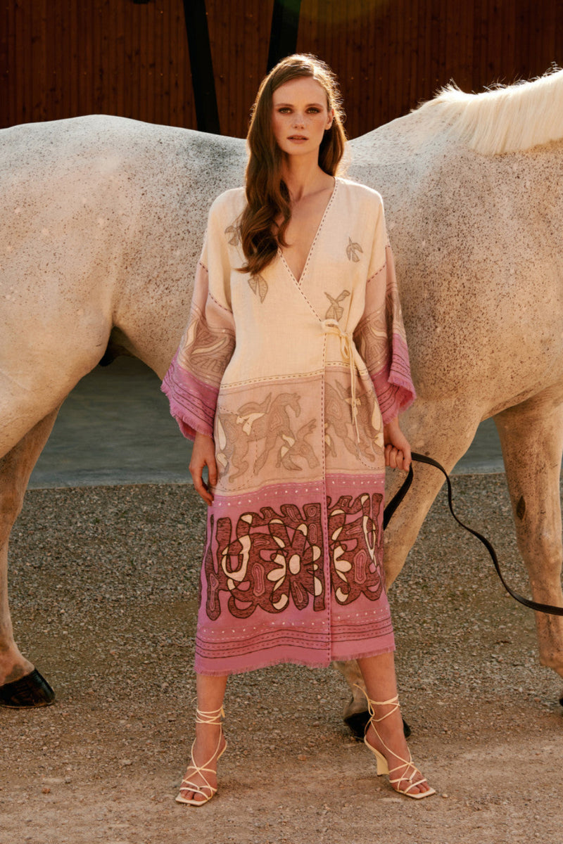 Animal Realm Long Kimono