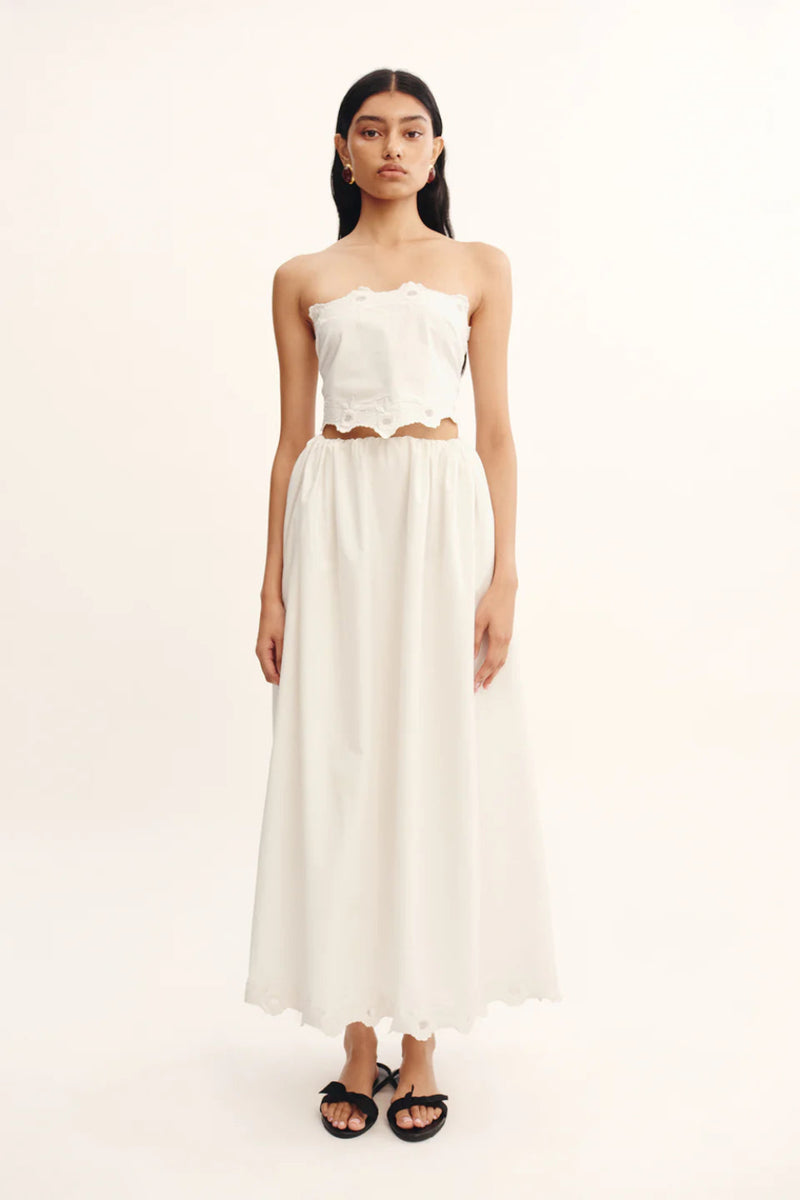 Antoinette Skirt Vintage White