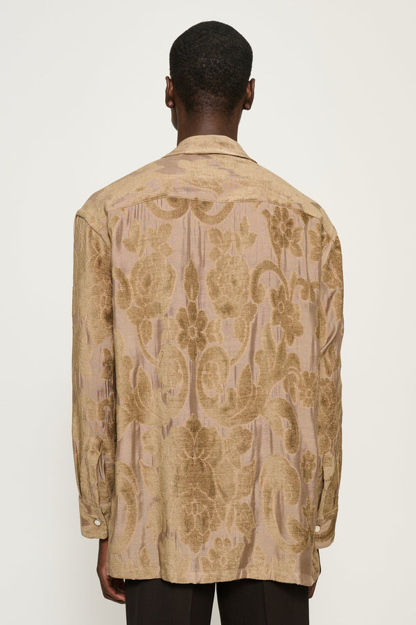 Ario Beige Floral Shirt