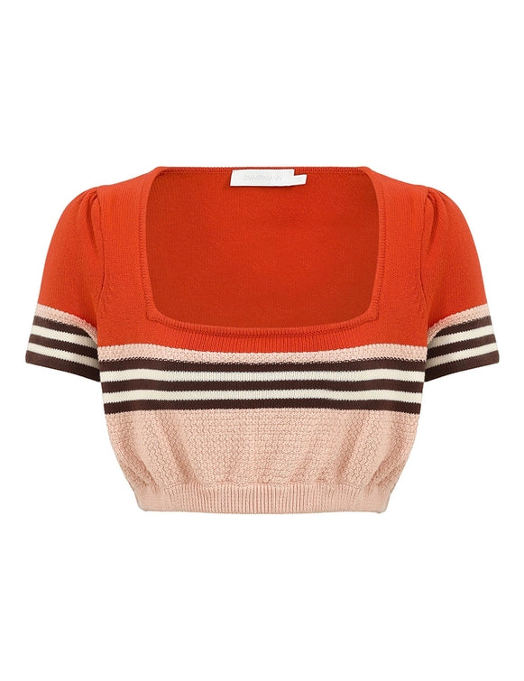 Ascensión Stripe Knit Top