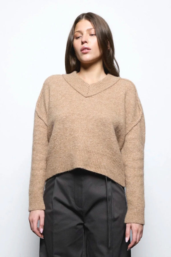 Aspen Sweater Wool Camel