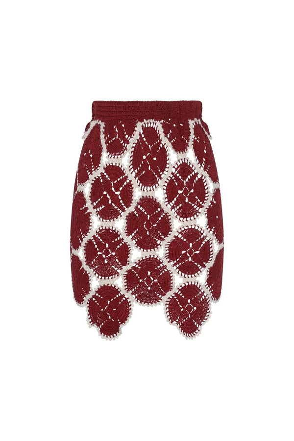 Azucena Skirt Burgundy