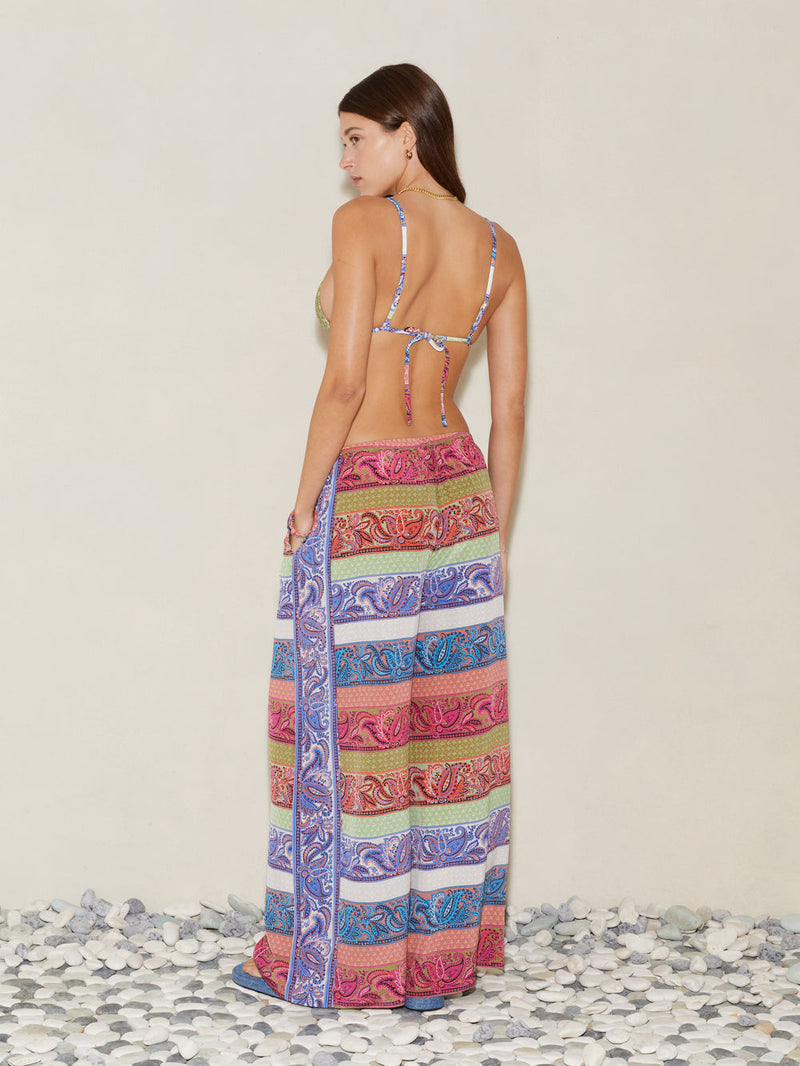 Marseille Silk Wide Leg Pant
