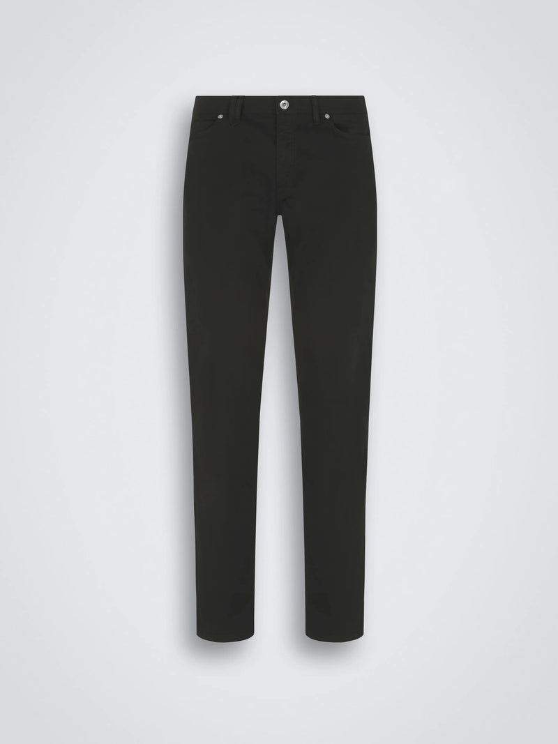 Essential black stretch organic cotton Meribel jeans