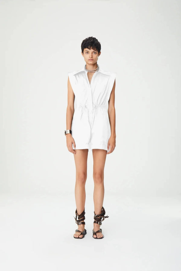 MARIA CHER Bahia Ursula Romper Off White WOMEN'S JUMPSUITS Faena, Curio, Miami, Summer Collection