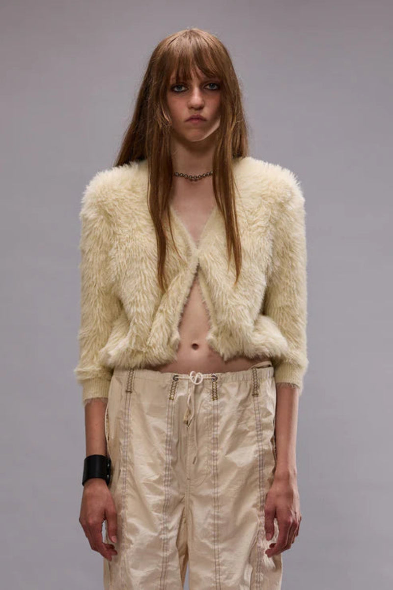 Balloon Cardigan Cream