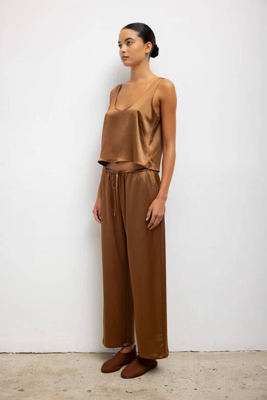 Barb Crop Drawstring Pant
