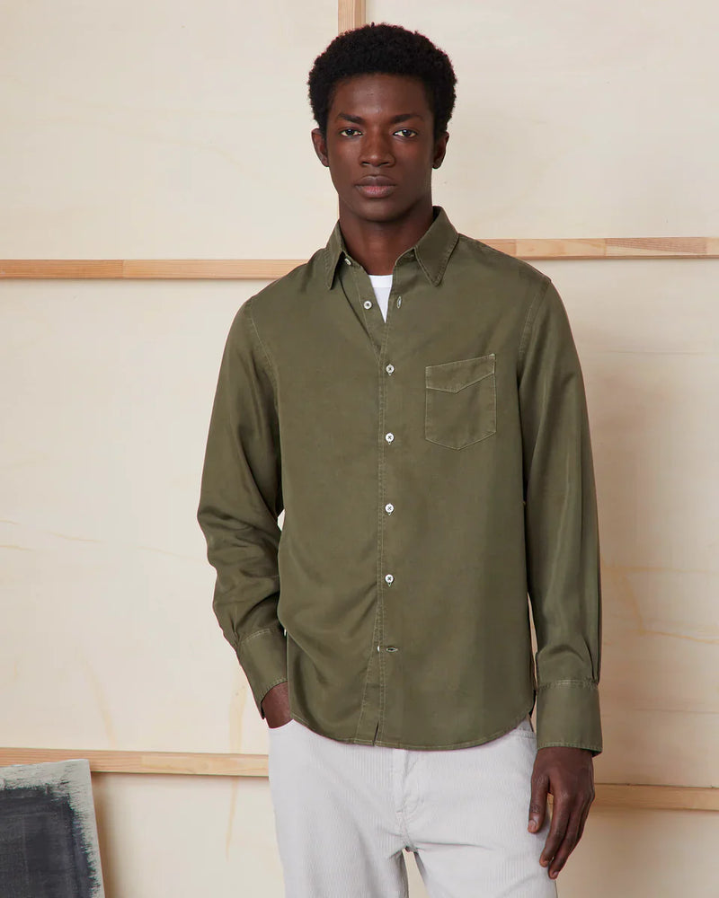 Benoit Shirt Olive Night