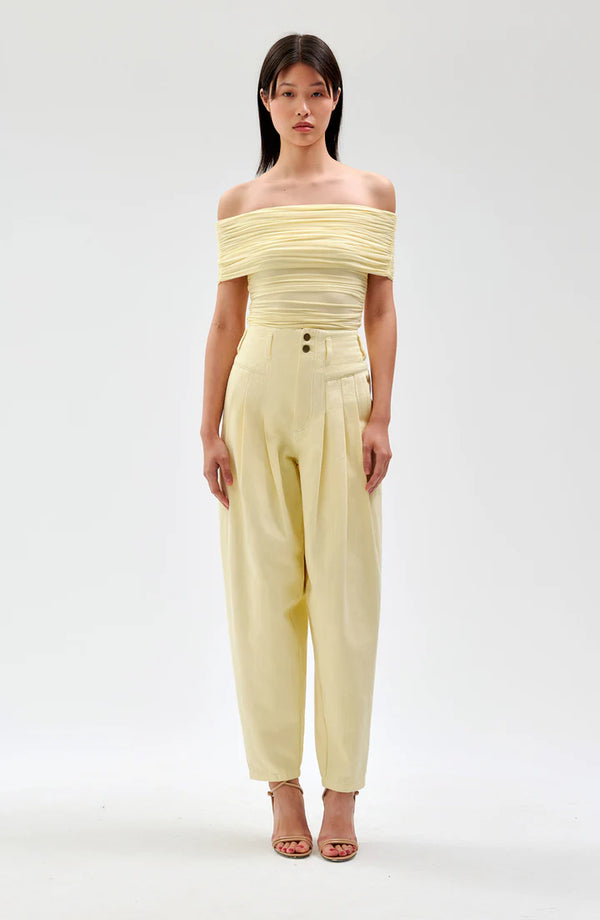 Blanchet Top Pastel Yellow