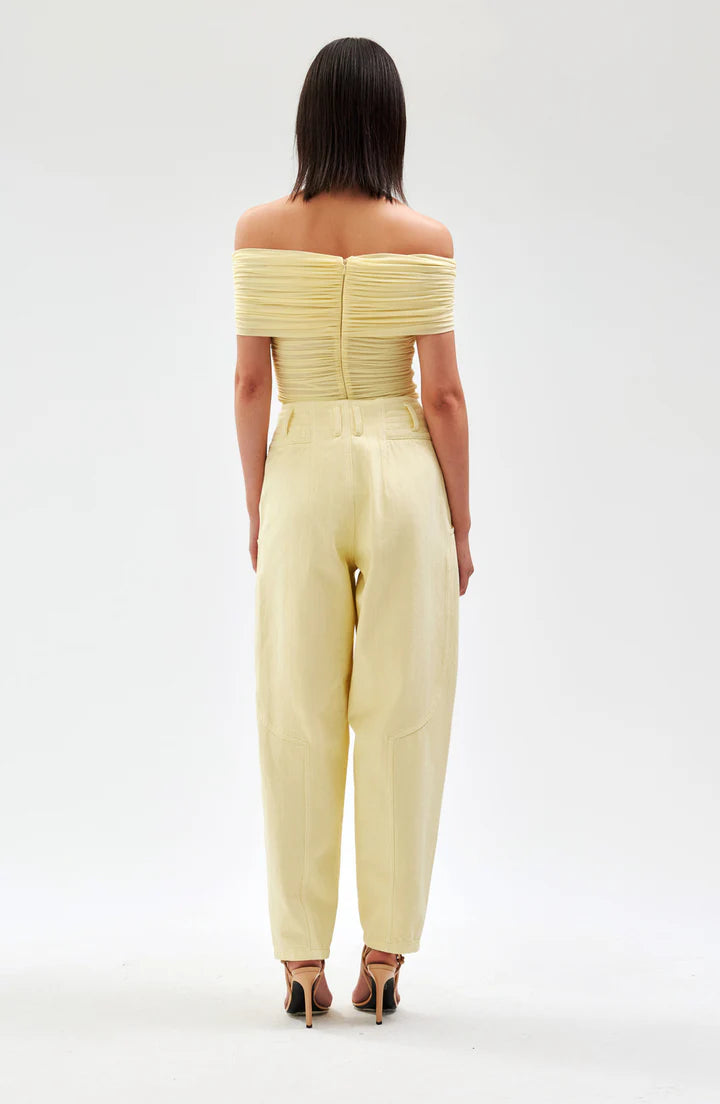 Blanchet Top Pastel Yellow