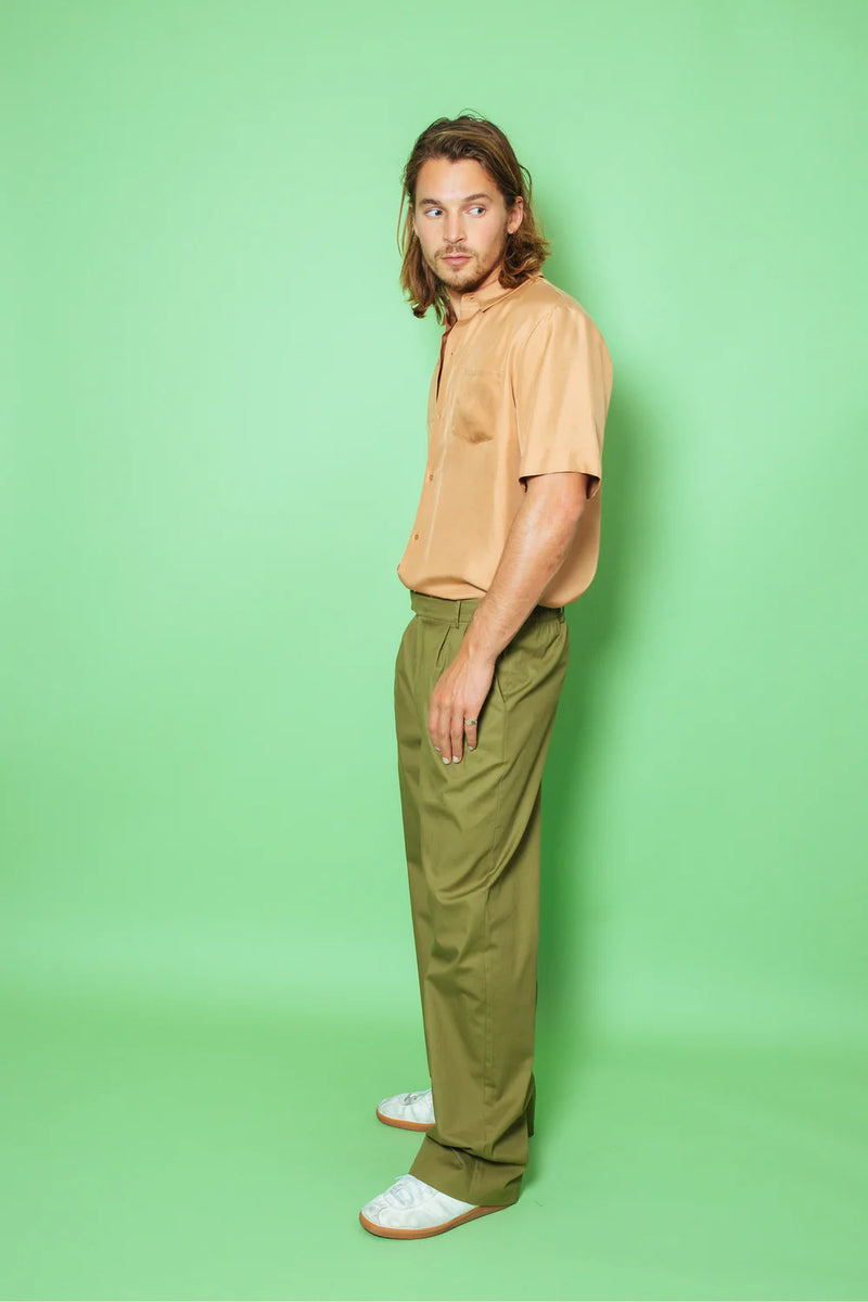 Boyfriend Silk Shirt (Various Colors)