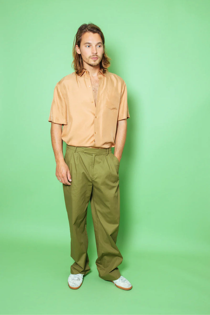 Boyfriend Silk Shirt (Various Colors)