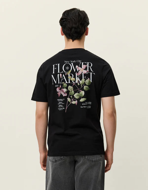 Brady Flower Market T-Shirt Black