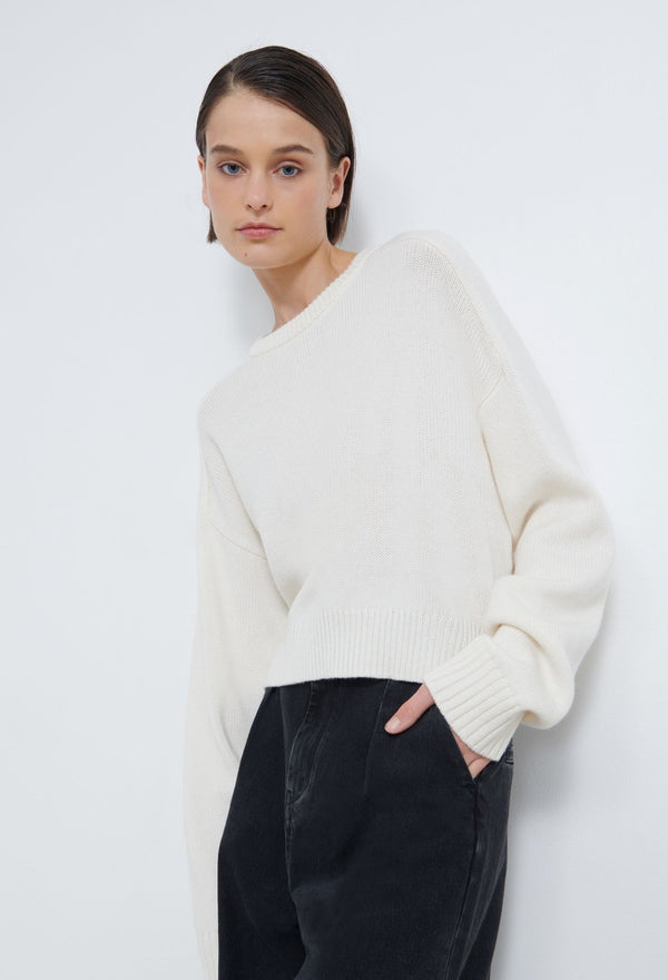 Bruzzi Oversized Sweater Ivory