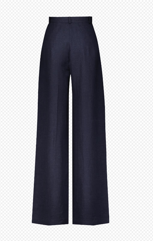 Button Pleated Pant