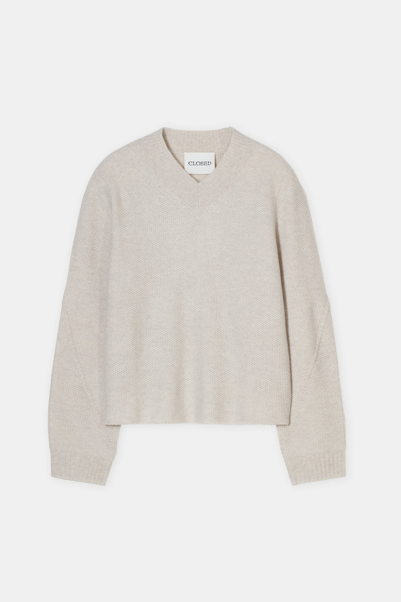 Cropped V-Neck